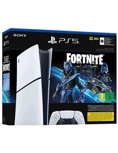 Sony PS5 Slim Digital + Pack Fortnite Cobalt Star