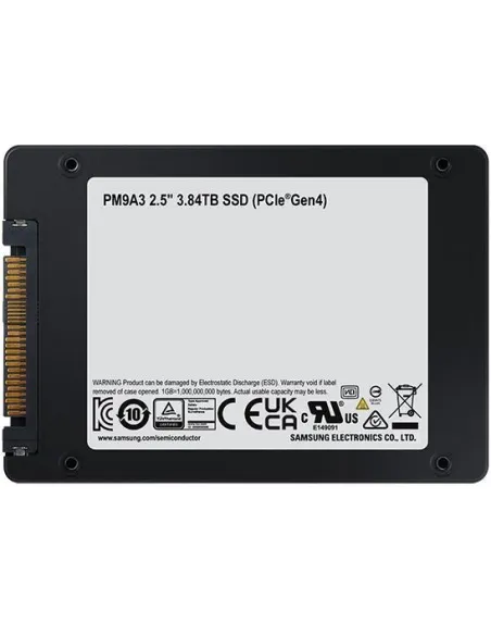 Samsung Datacenter PM9A3 SSD 3.84TB PCIe Gen 4