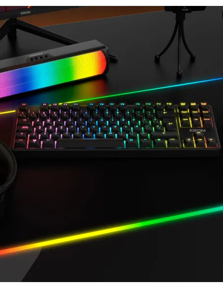 Krom Kernel Pro Teclado Mecánico RGB Inalámbrico Negro