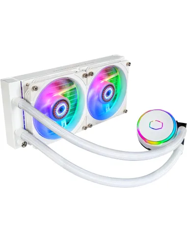 Cooler Master MasterLiquid PL240 Flux White Edition Kit de Refrigeración Líquida Blanco