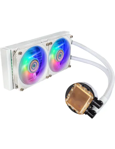 Cooler Master MasterLiquid PL240 Flux White Edition Kit de Refrigeración Líquida Blanco