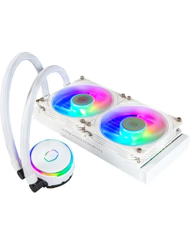 Cooler Master MasterLiquid PL240 Flux White Edition Kit de Refrigeración Líquida Blanco