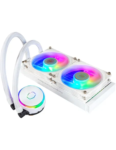 Cooler Master MasterLiquid PL240 Flux White Edition Kit de Refrigeración Líquida Blanco