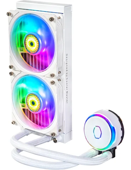 Cooler Master MasterLiquid PL240 Flux White Edition Kit de Refrigeración Líquida Blanco
