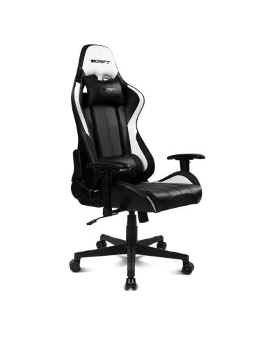 Drift DR175CARBON Silla Gaming Negra/Blanca