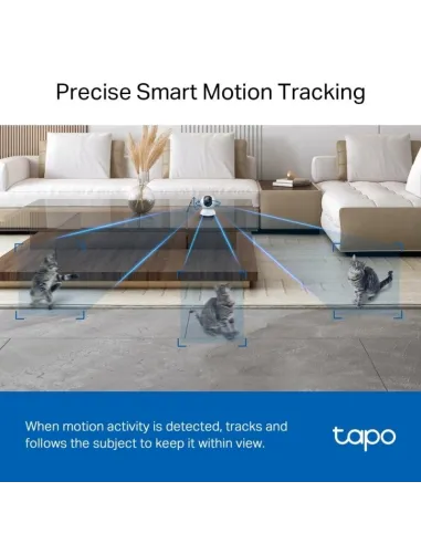 TP-Link TC72 Pan/Tilt AI Cámara Wi-Fi Vigilancia con Visión Nocturna 360º QHD