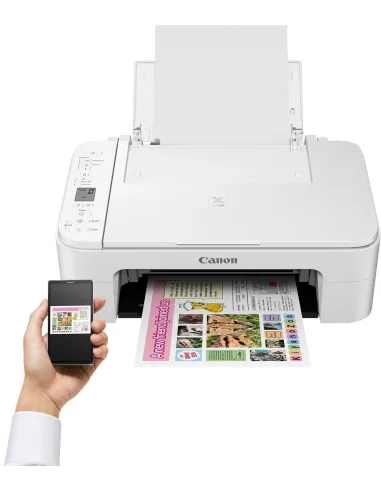 Canon PIXMA TS3151 Impresora de Tinta Multifunción Color WiFi Blanca