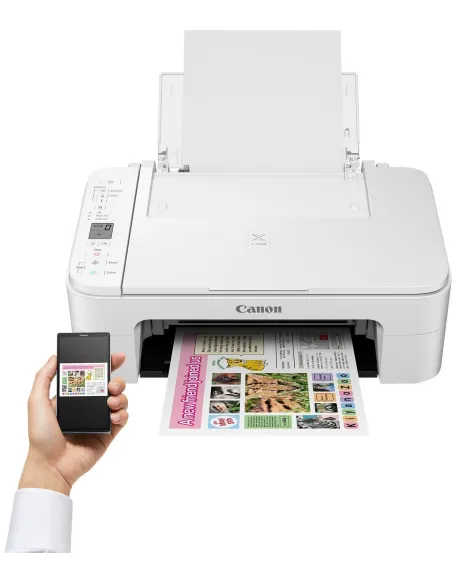 Canon PIXMA TS3151 Impresora de Tinta Multifunción Color WiFi Blanca