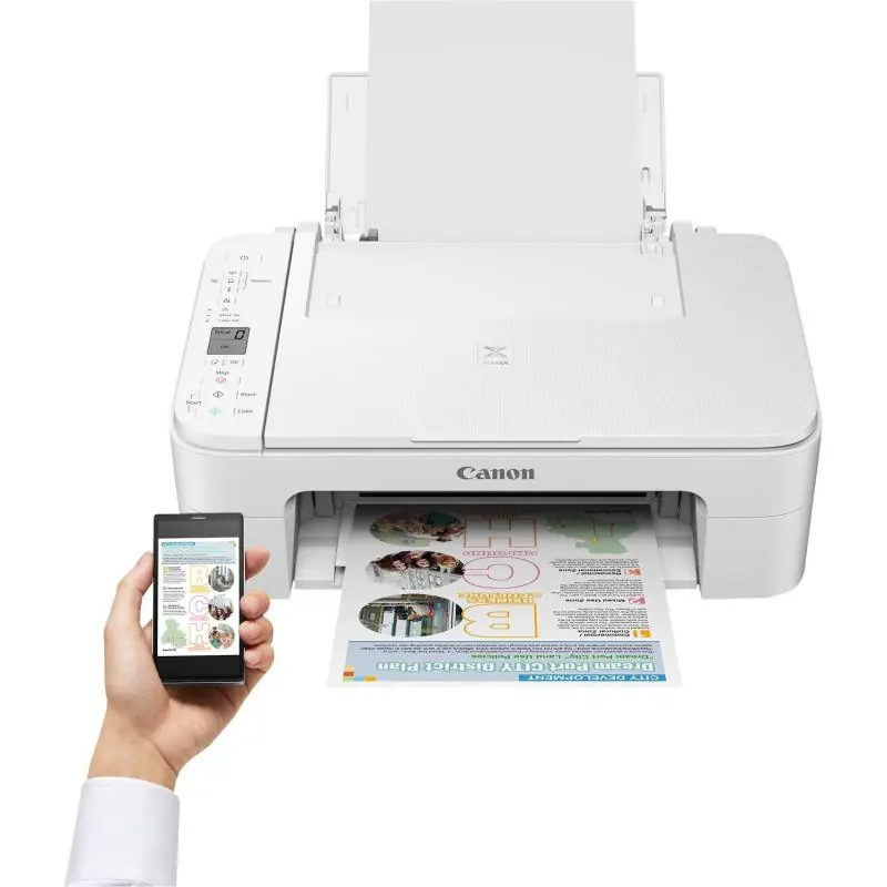 Canon PIXMA TS3351 Impresora de Tinta Multifunción Color WiFi Blanca