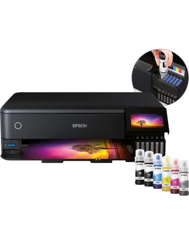 Epson EcoTank ET-8550 Impresora de Tinta Multifunción Fotográfica A3+ Color WiFi Dúplex