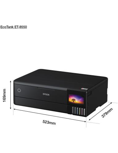 Epson EcoTank ET-8550 Impresora de Tinta Multifunción Fotográfica A3+ Color WiFi Dúplex