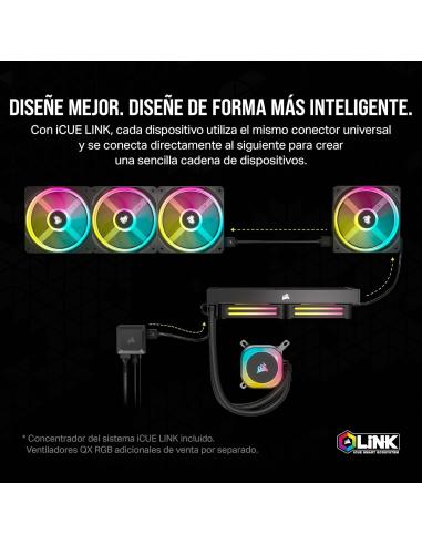 Corsair iCUE LINK H150i RGB AIO Kit de Refrigeración Líquida 360mm Blanco