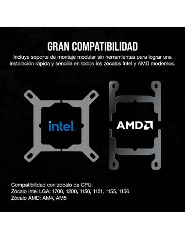 Corsair iCUE LINK H150i RGB AIO Kit de Refrigeración Líquida 360mm Blanco