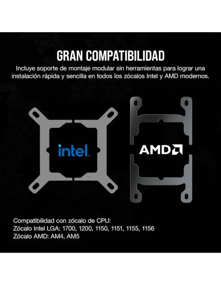 Corsair iCUE LINK H150i RGB AIO Kit de Refrigeración Líquida 360mm Blanco