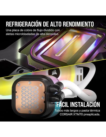 Corsair iCUE LINK H150i RGB AIO Kit de Refrigeración Líquida 360mm Blanco