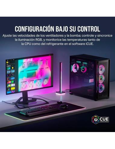 Corsair iCUE LINK H150i RGB AIO Kit de Refrigeración Líquida 360mm Blanco