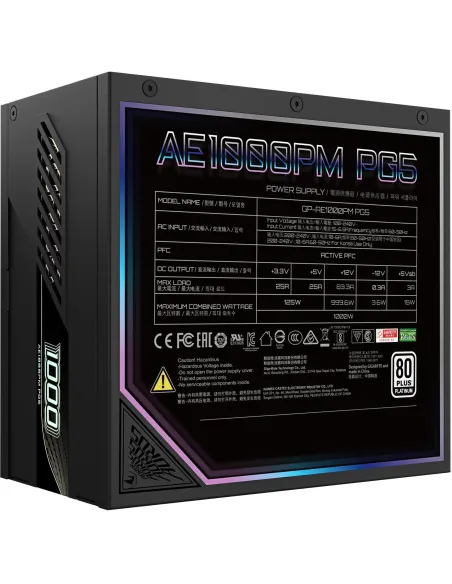 Gigabyte Aorus Elite 1000W 80 Platinum Full Modular Negra