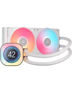 Corsair iCUE LINK TITAN 240 RX LCD Kit de Refrigeración Líquida 240mm Blanco-REFR60184