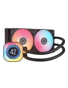 Corsair iCUE LINK TITAN 240 RX LCD Kit de Refrigeración Líquida 240mm Negra-REFR60183