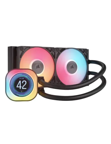 Corsair iCUE LINK TITAN 240 RX LCD Kit de Refrigeración Líquida 240mm Negra