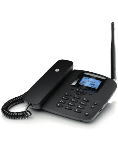 Motorola FW200L Teléfono Fijo GSM con SIM Negro