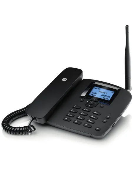 Motorola FW200L Teléfono Fijo GSM con SIM Negro