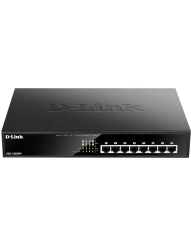 D-Link DGS-1008MP Switch 8 Puertos Gigabit POE+