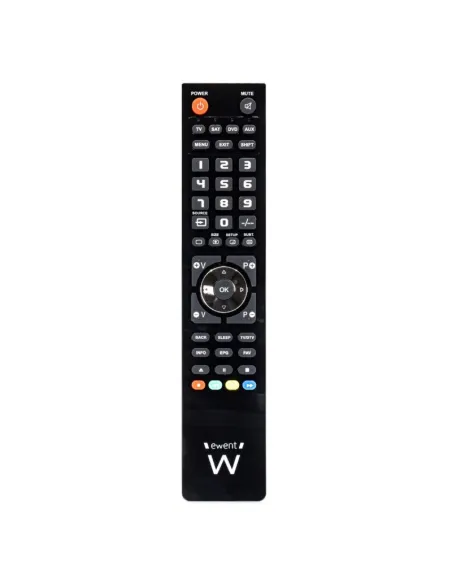 EWENT EW1570 Mando TV 4 en 1 programable x cable