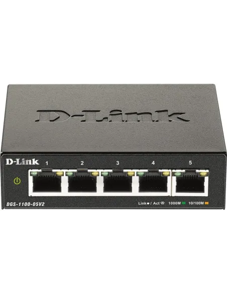 D-Link DGS-1100-05V2/E Switch Gestionado 5 Puertos RJ45 Gigabit