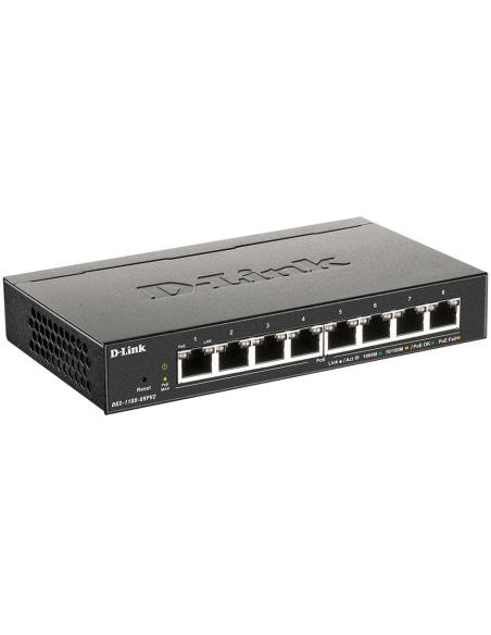 D-Link DGS-1100-08PV2/E Switch 8 Puertos Gigabit PoE