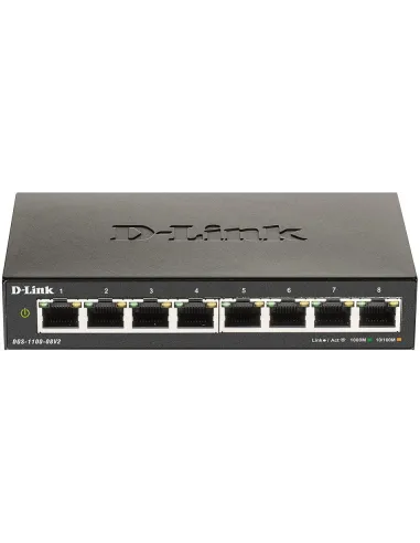 D-Link DGS-1100-08V2 Switch Gestionado 8 Puertos Gigabit Ethernet