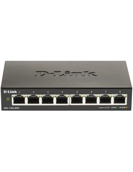 D-Link DGS-1100-08V2 Switch Gestionado 8 Puertos Gigabit Ethernet