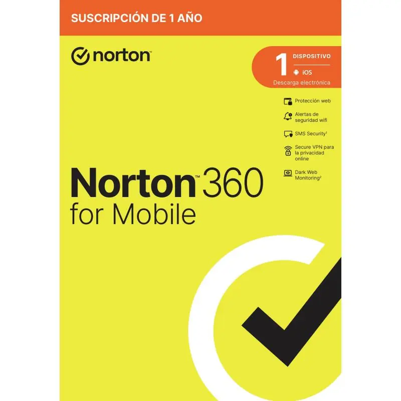 Norton 360 for Mobile 1 Dispositivo 1 Año