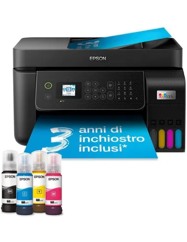 Epson EcoTank ET-4800 Impresora de Tinta Multifunción Color WiFi Negra