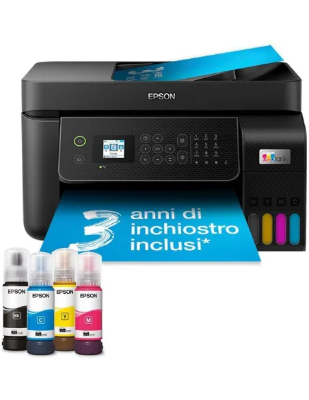 Epson EcoTank ET-4800 Impresora de Tinta Multifunción Color WiFi Negra