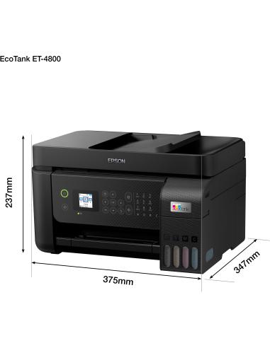 Epson EcoTank ET-4800 Impresora de Tinta Multifunción Color WiFi Negra
