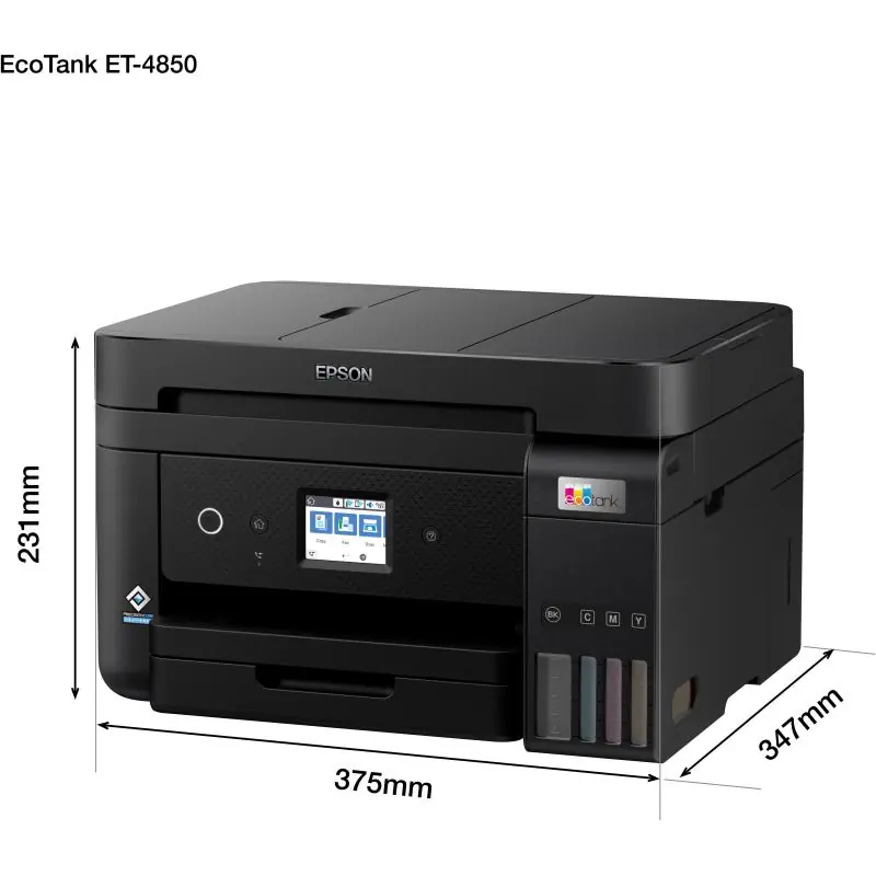 Epson EcoTank ET-4850 Impresora de Tinta Multifunción Color WiFi Negra