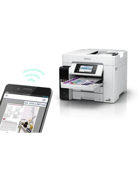 Epson EcoTank ET-5880 Impresora de Tinta Multifunción Color WiFi Blanca