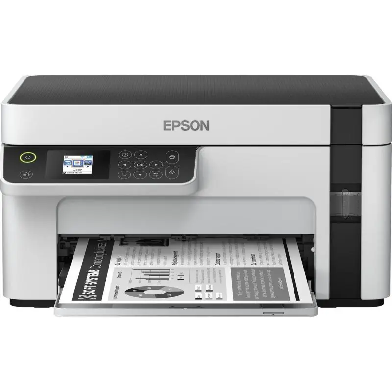 Epson EcoTank ET-M2120 Impresora de Tinta Multifunción Monocromo WiFi Blanca