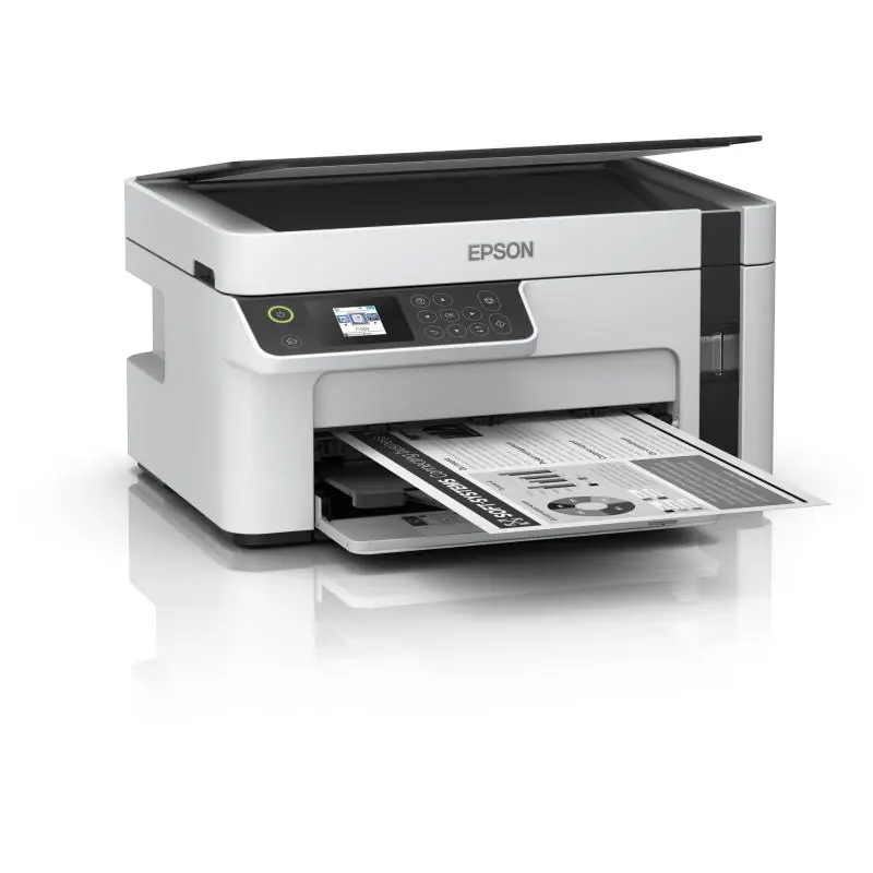 Epson EcoTank ET-M2120 Impresora de Tinta Multifunción Monocromo WiFi Blanca