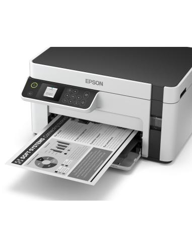 Epson EcoTank ET-M2120 Impresora de Tinta Multifunción Monocromo WiFi Blanca