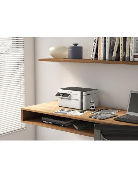 Epson EcoTank ET-M2120 Impresora de Tinta Multifunción Monocromo WiFi Blanca