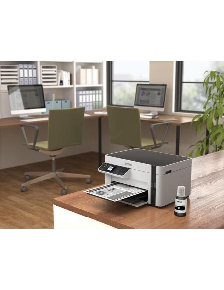 Epson EcoTank ET-M2120 Impresora de Tinta Multifunción Monocromo WiFi Blanca