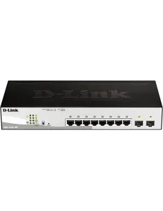 D-Link DGS-1210-10P/E Smart+ Switch Gestionado 8 Puertos Ethernet Gigabit + 2 Puertos-NSWSSO0303