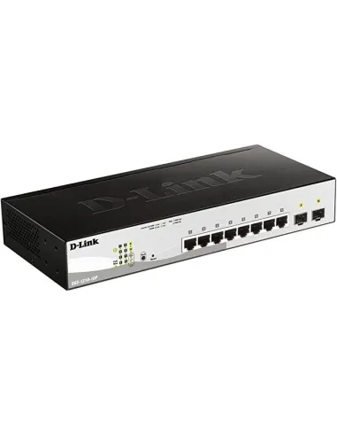 D-Link DGS-1210-10P/E Smart+ Switch Gestionado 8 Puertos Ethernet Gigabit + 2 Puertos