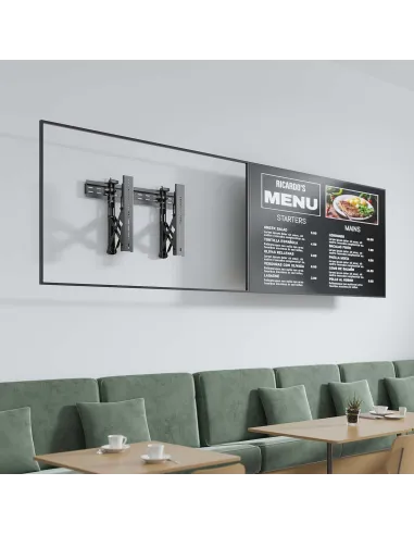 Aisens VW70TPO-199 Soporte de Pared para Monitor/TV 37"-70" Máx. 45 Kg Negro