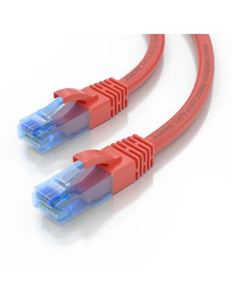 Aisens A135-0790 Cable de Red RJ45 AWG26 CCA UTP Cat 6 1.5m Rojo