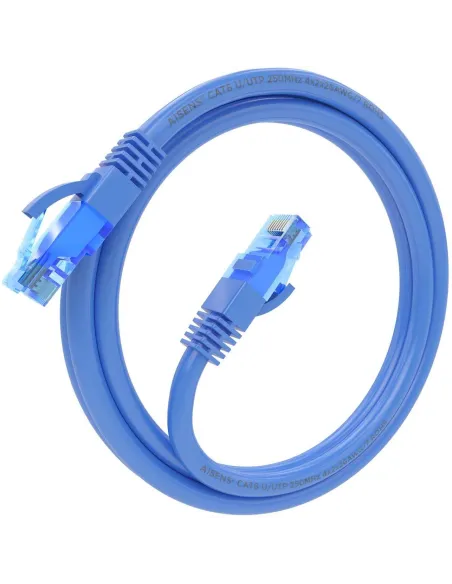 Aisens A135-0800 Cable de Red RJ45 AWG26 CCA UTP Cat6 1.5m Azul