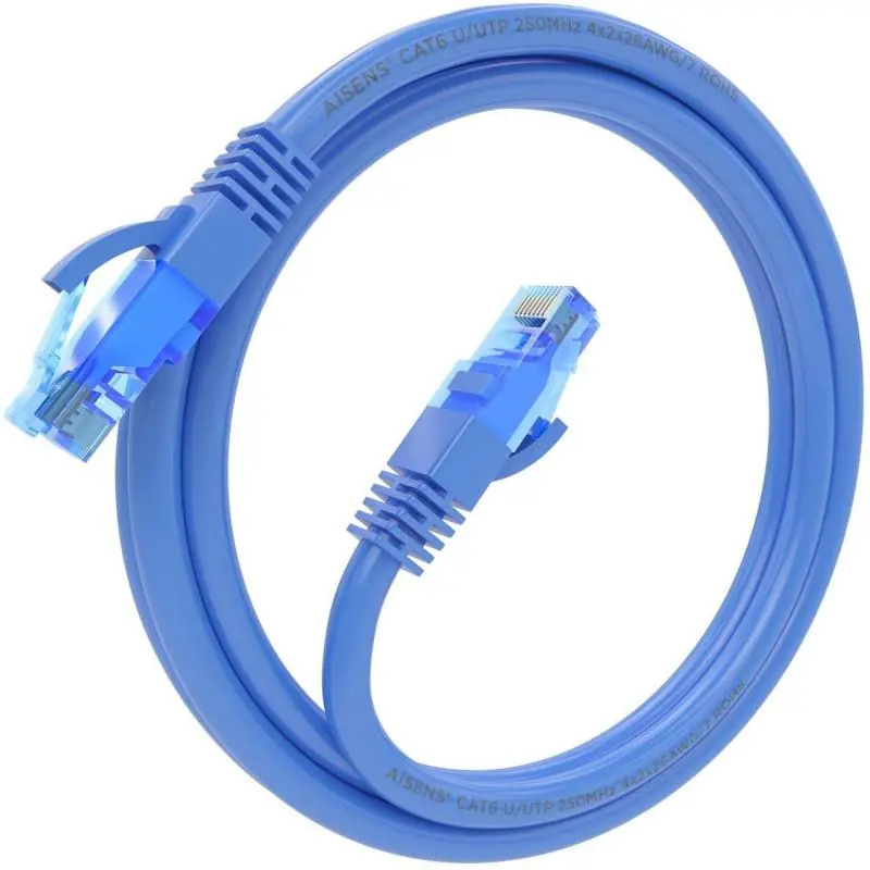 Aisens A135-0800 Cable de Red RJ45 AWG26 CCA UTP Cat6 1.5m Azul