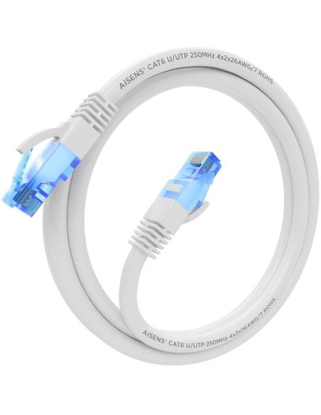 Aisens A135-0820 Cable de Red RJ45 Cat.6 UTP 1.5m Blanco